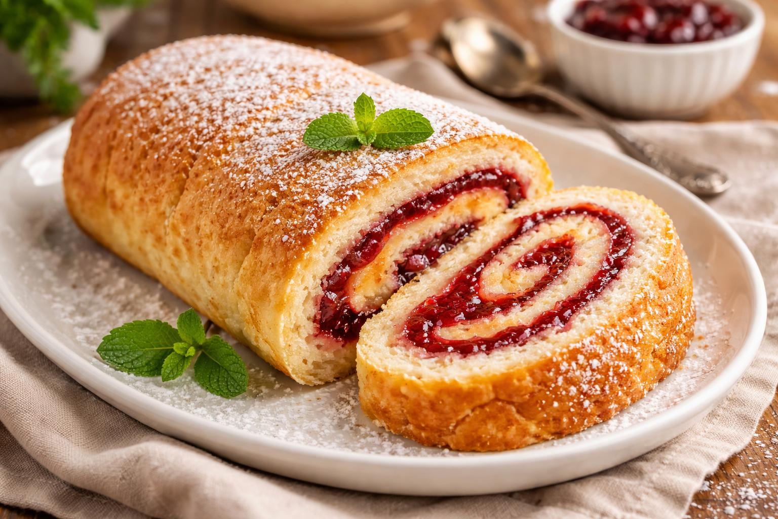 Hairy Bikers Jam Roly Poly Recipe