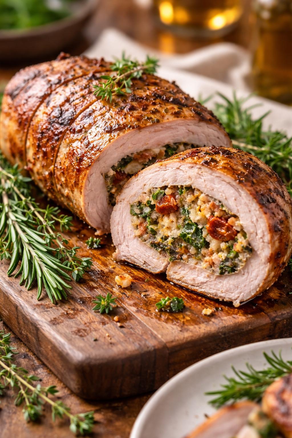 Hairy Bikers Stuffed Pork Tenderloin 