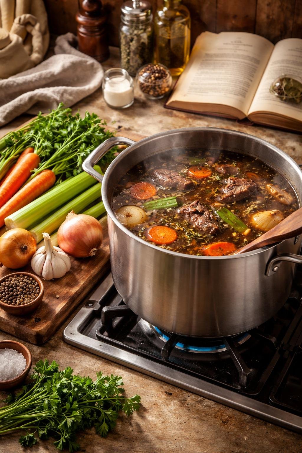 Homemade Beef Stock 