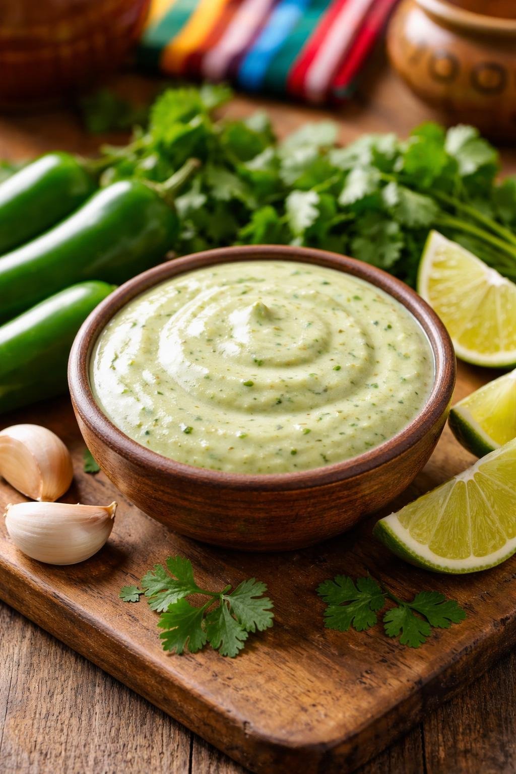 Taqueria Style Creamy Jalapeno Salsa 
