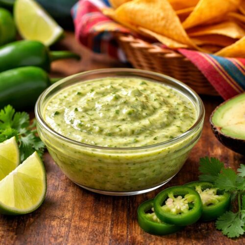 Taqueria Style Creamy Jalapeno Salsa Recipe
