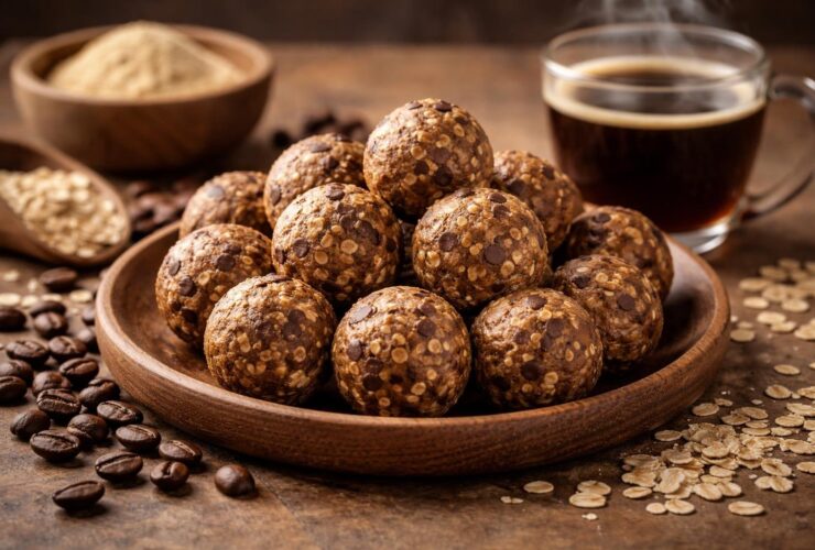 Healthy Coffee Protein Balls Recipe