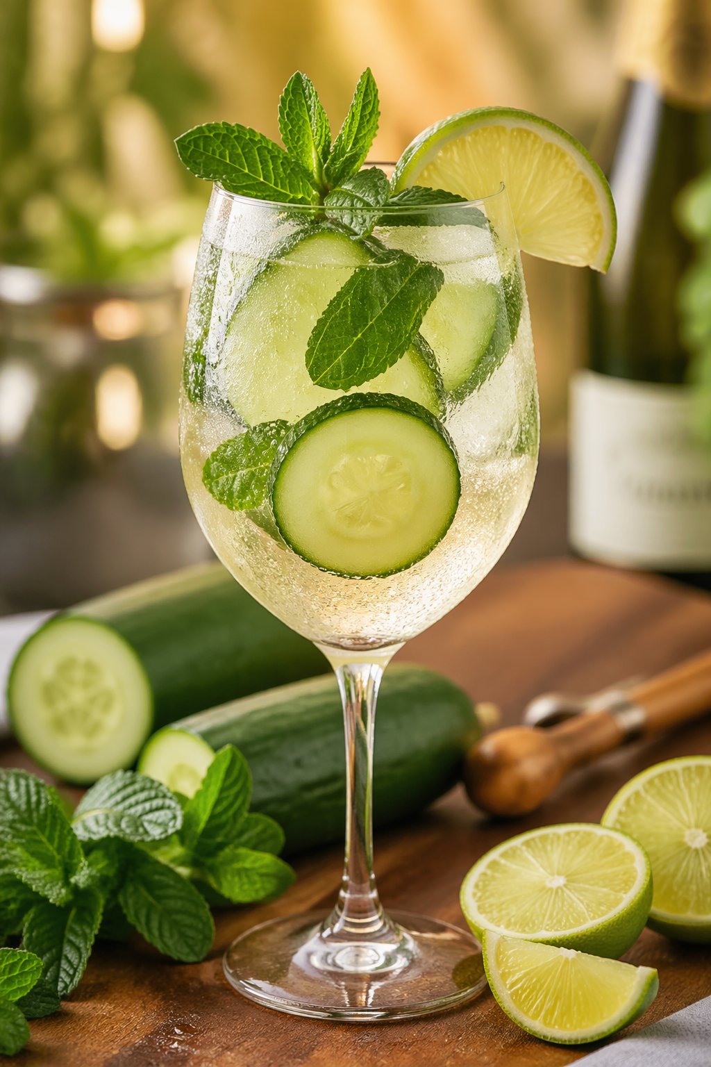 Cava Cucumber Mint Lime