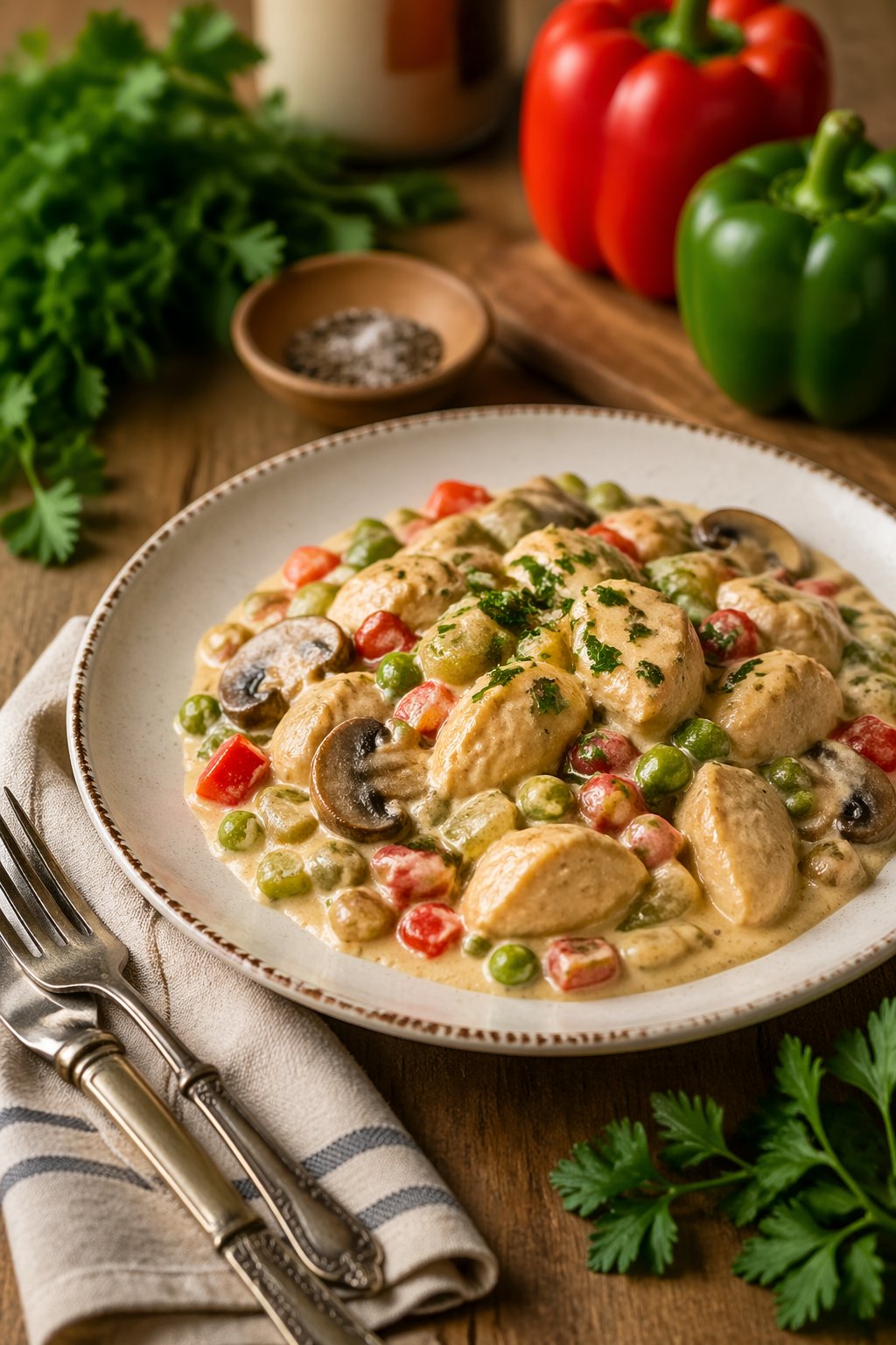 Pioneer Woman Chicken A La King