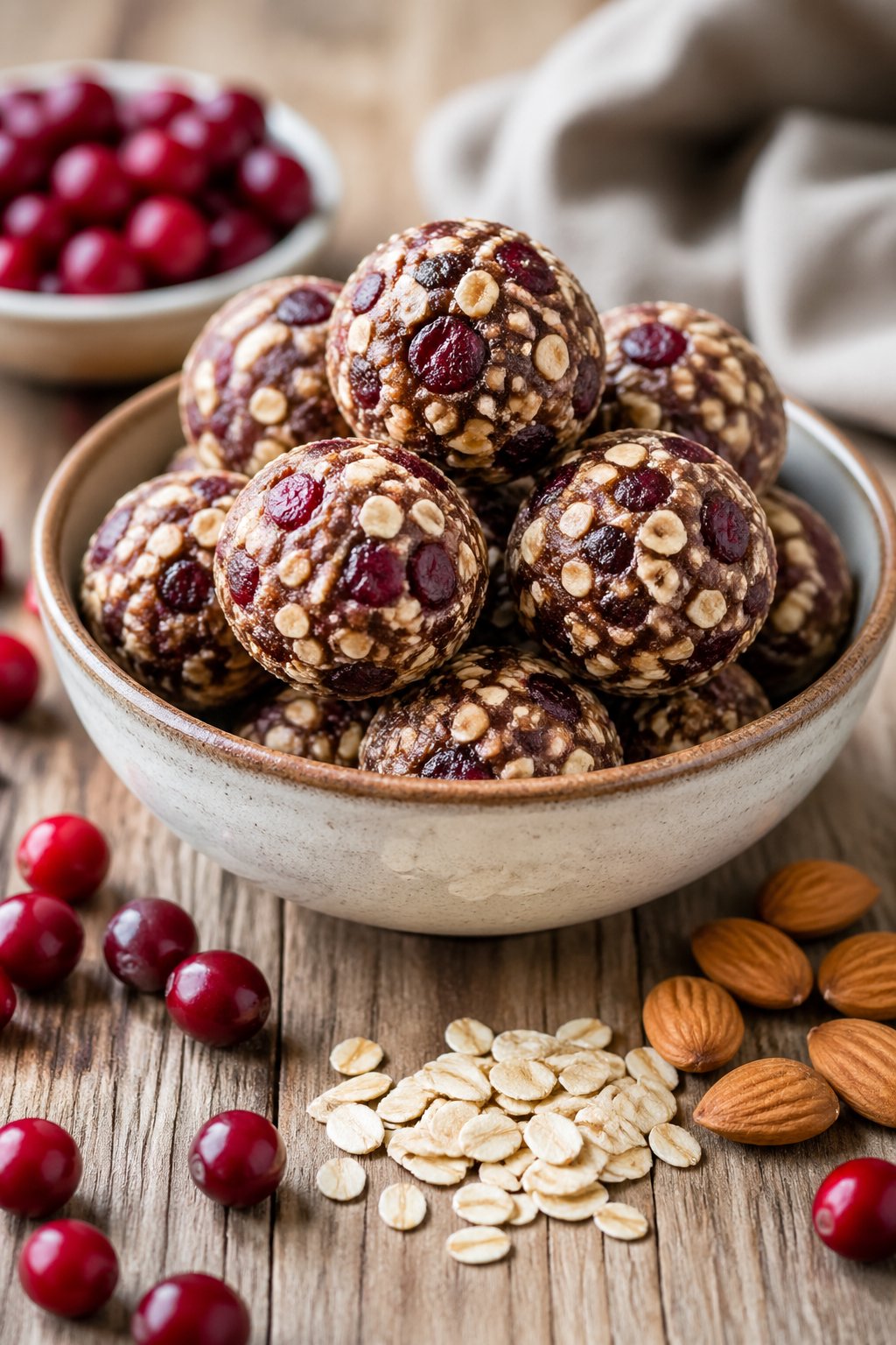 High Protein Cranberry Energy Balls Recipe 4 High Protein Cranberry Energy Balls