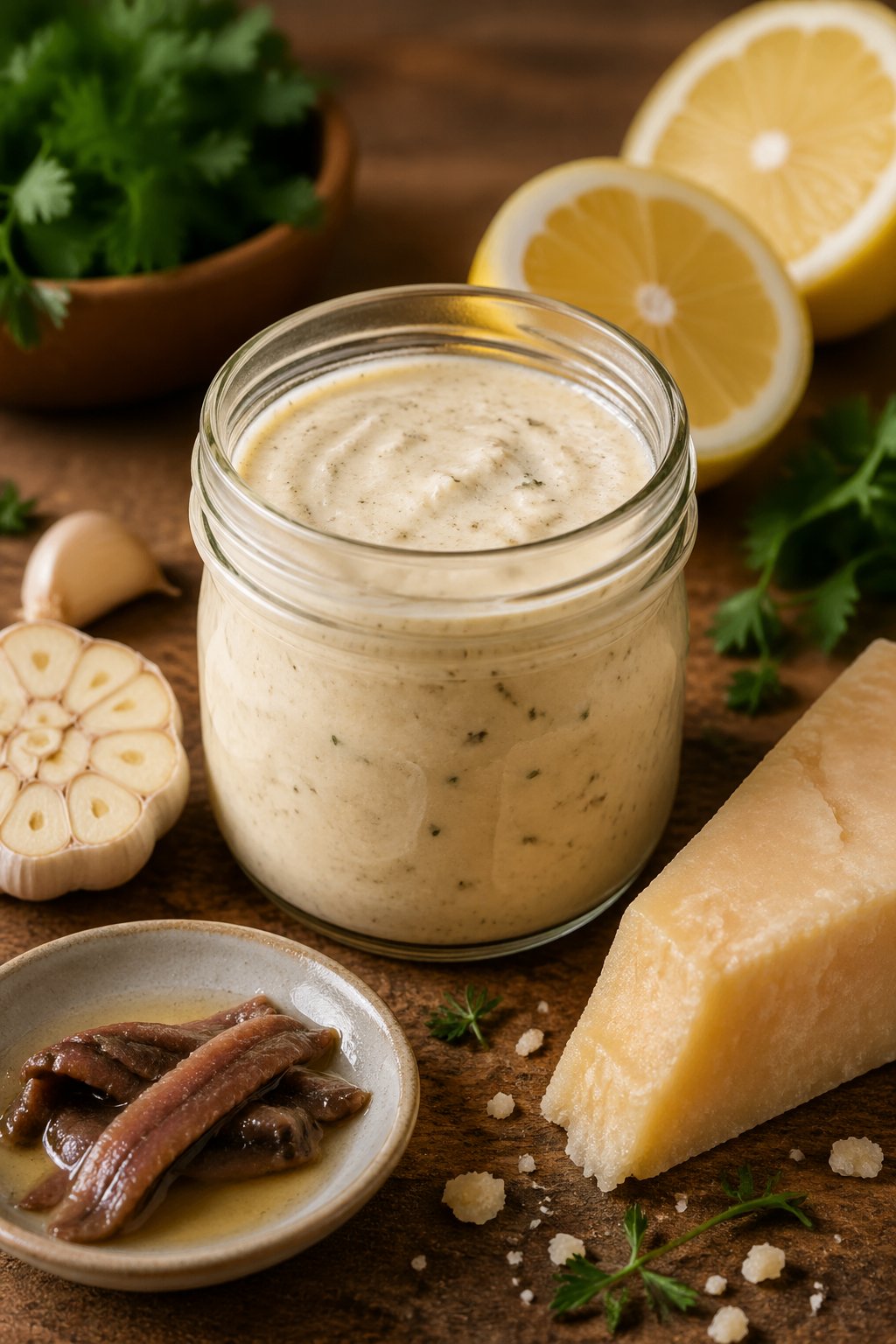 Homemade Caesar Salad Dressing 