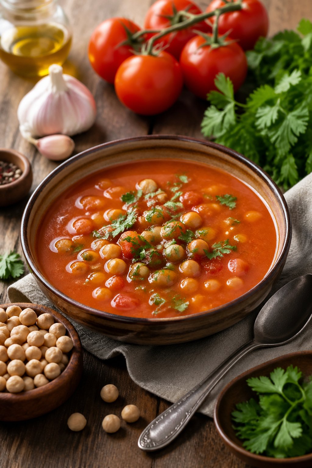 Chickpea Tomato Soup Recipe 4 Chickpea Tomato Soup