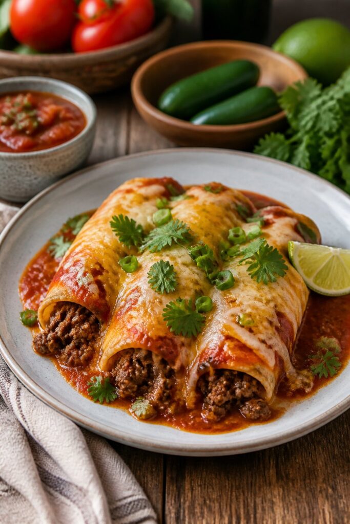 Joanna Gaines Beef Enchiladas 