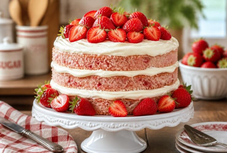 Paula Deen Strawberry Cake Recipe