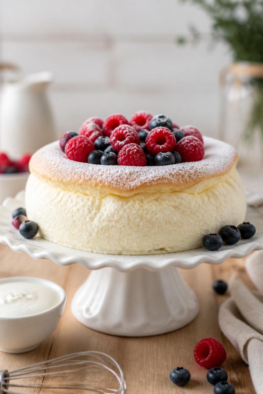 Fluffy Yogurt Cloud Cake 