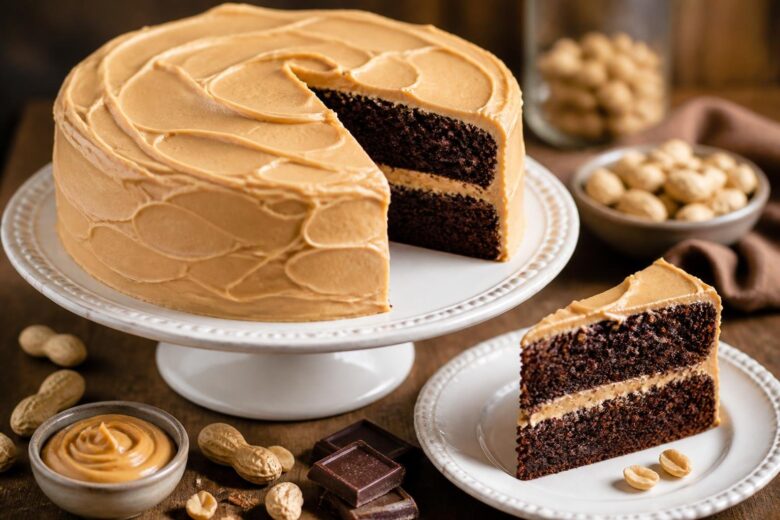Chocolate Cake Peanut Butter Frosting Recipe 1 Chocolate Cake Peanut Butter Frosting Recipe