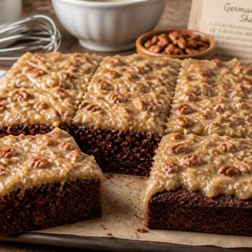 German Chocolate Sheet Cake Recipe