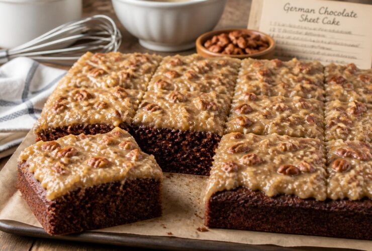 German Chocolate Sheet Cake Recipe
