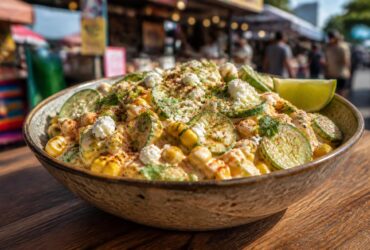Street Corn Creamy Cucumber Salad Recipe