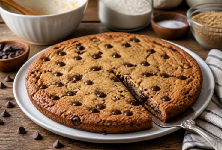 One Bowl Chocolate Chip Cookie Cake Recipe