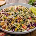 Tex-Mex Cowboy Cabbage Salad with Chipotle Dressing Recipe
