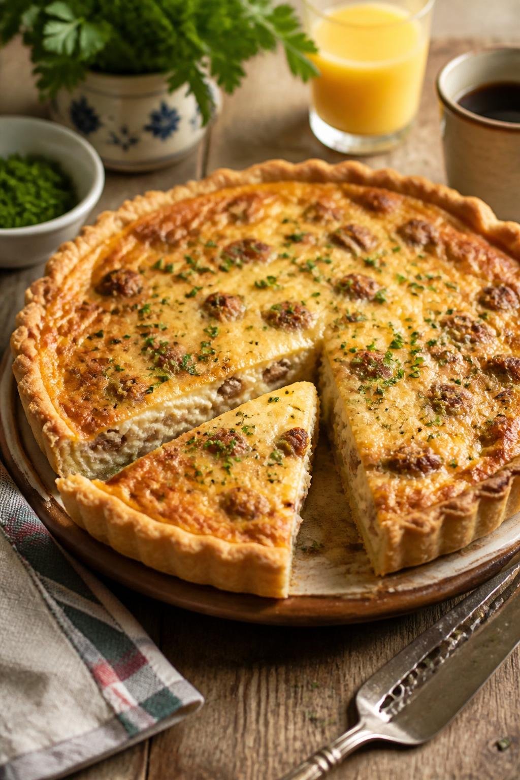 Pioneer Woman Sausage Quiche 