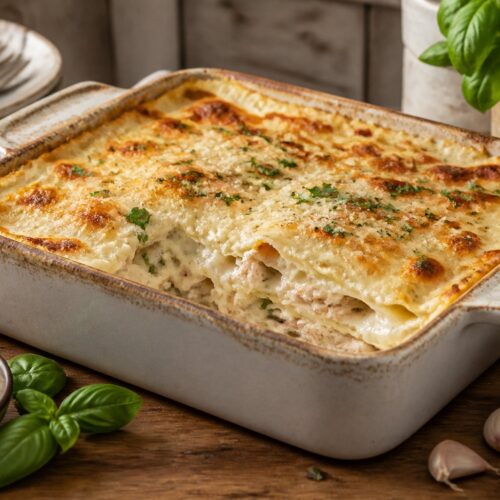 Joanna Gaines White Chicken Alfredo Lasagna Recipe